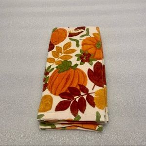 NEW Ritz 100% Cotton Set of Fall Themed Kitchen Towels!